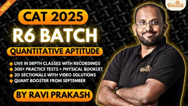 CAT 2025 | Batch - R6| Zero to Zenith QUANTITATIVE APTITUDE by RAVI SIR ...